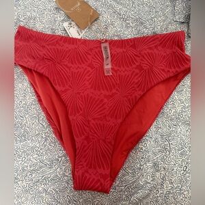 Women's Red Bikini Bottom